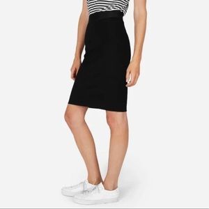 Everlane Black Ponte Skirt Size Small